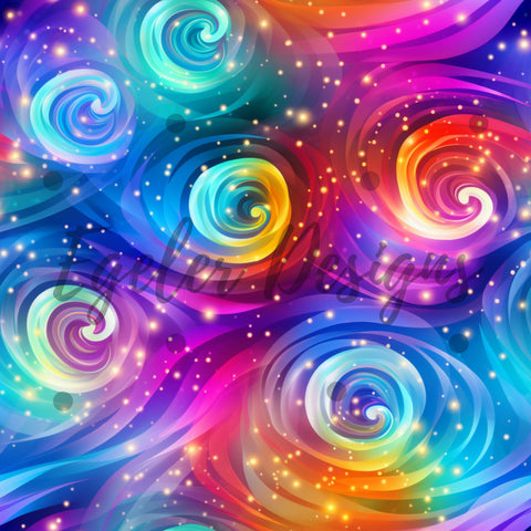 Neon Swirls