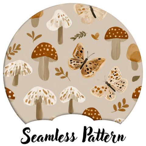 Muted Mushroom And Butterfly (LIMITED 15)