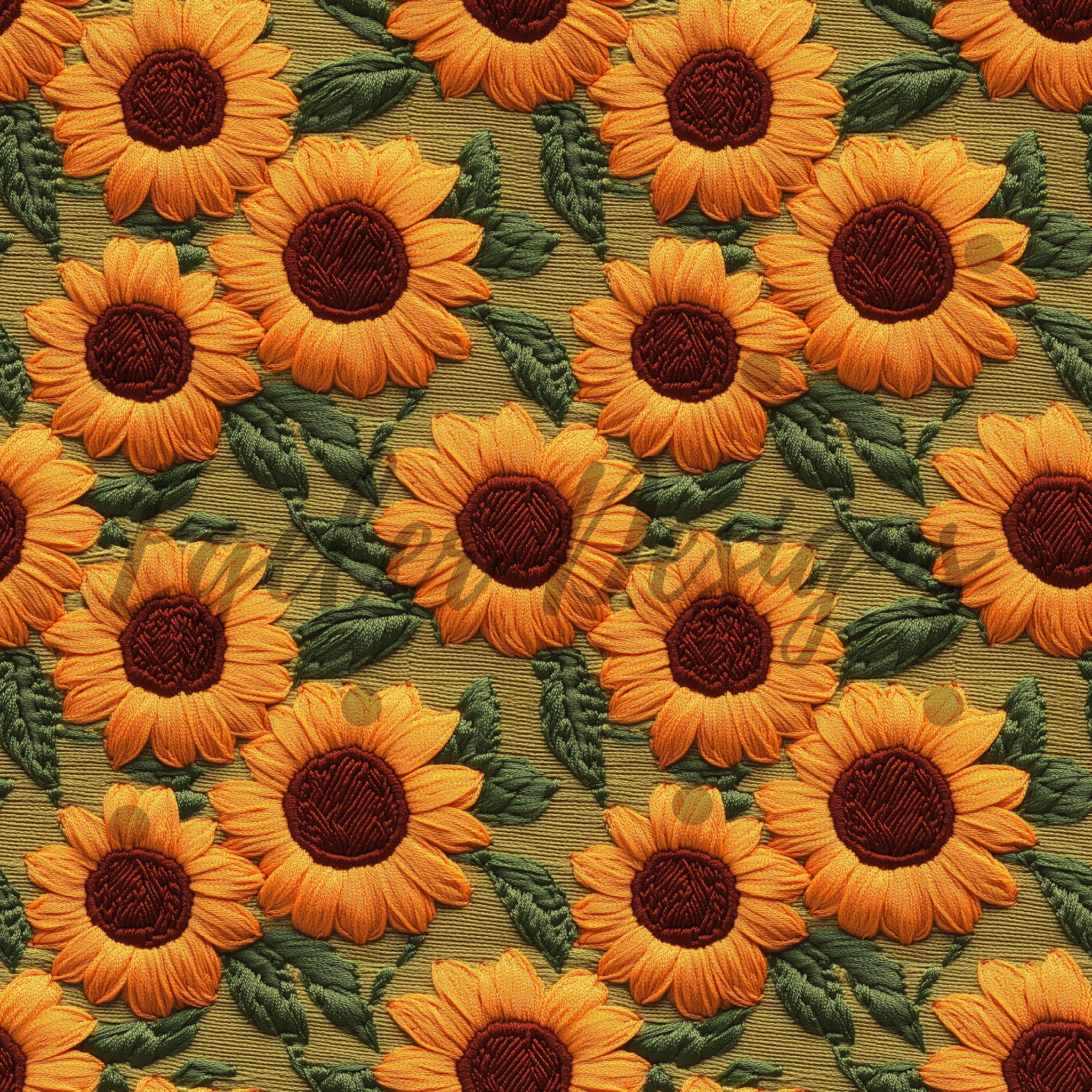 Knit Sunflowers