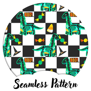 Checker Halloween Dino’s