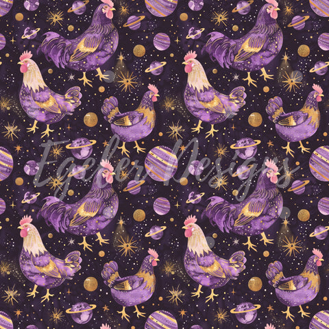 Purple Galaxy Chickens (LIMITED 20)