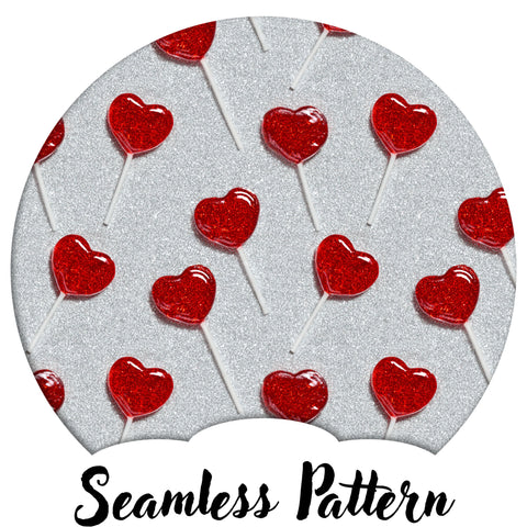 Glitter Heart Sucker Valentine (LIMITED 15)