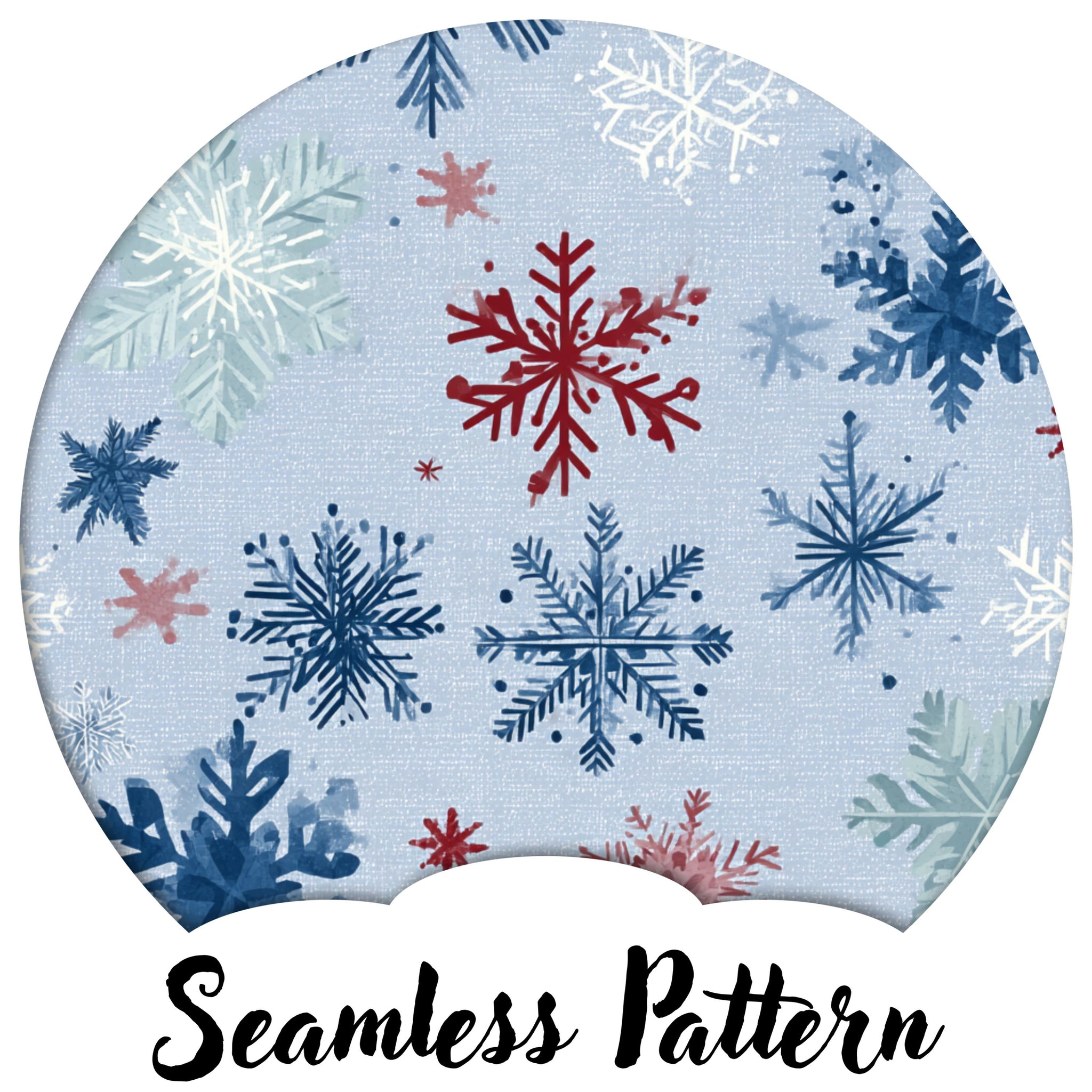 Knit Blue Snowflakes (LIMITED 20)