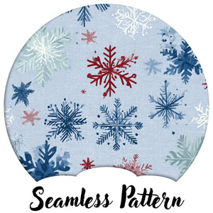 Knit Blue Snowflakes (LIMITED 20)