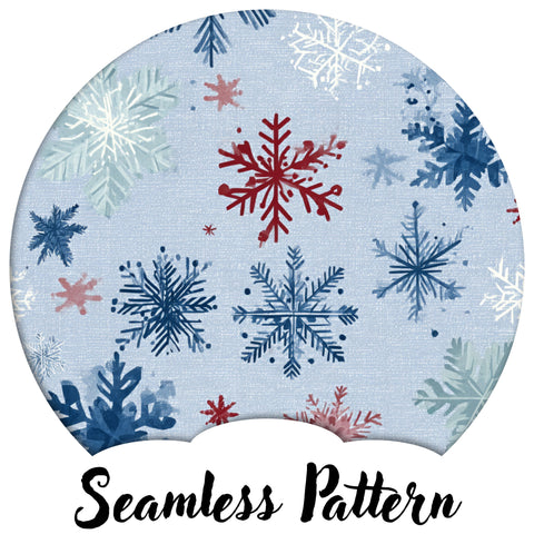 Knit Blue Snowflakes (LIMITED 20)