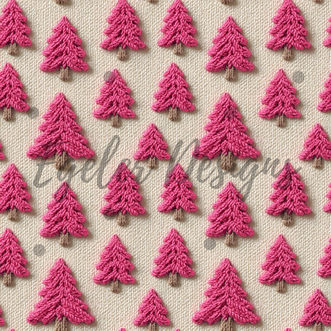 Knit Pink Trees (LIMITED 30)