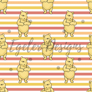 Classic Bear Stripes Seamless Pattern Digital Download - EXCLUSIVE 25 DOWNLOADS