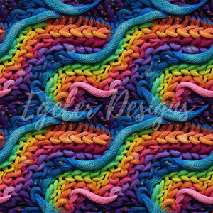 Rainbow Knit Swirl (LIMITED 30)