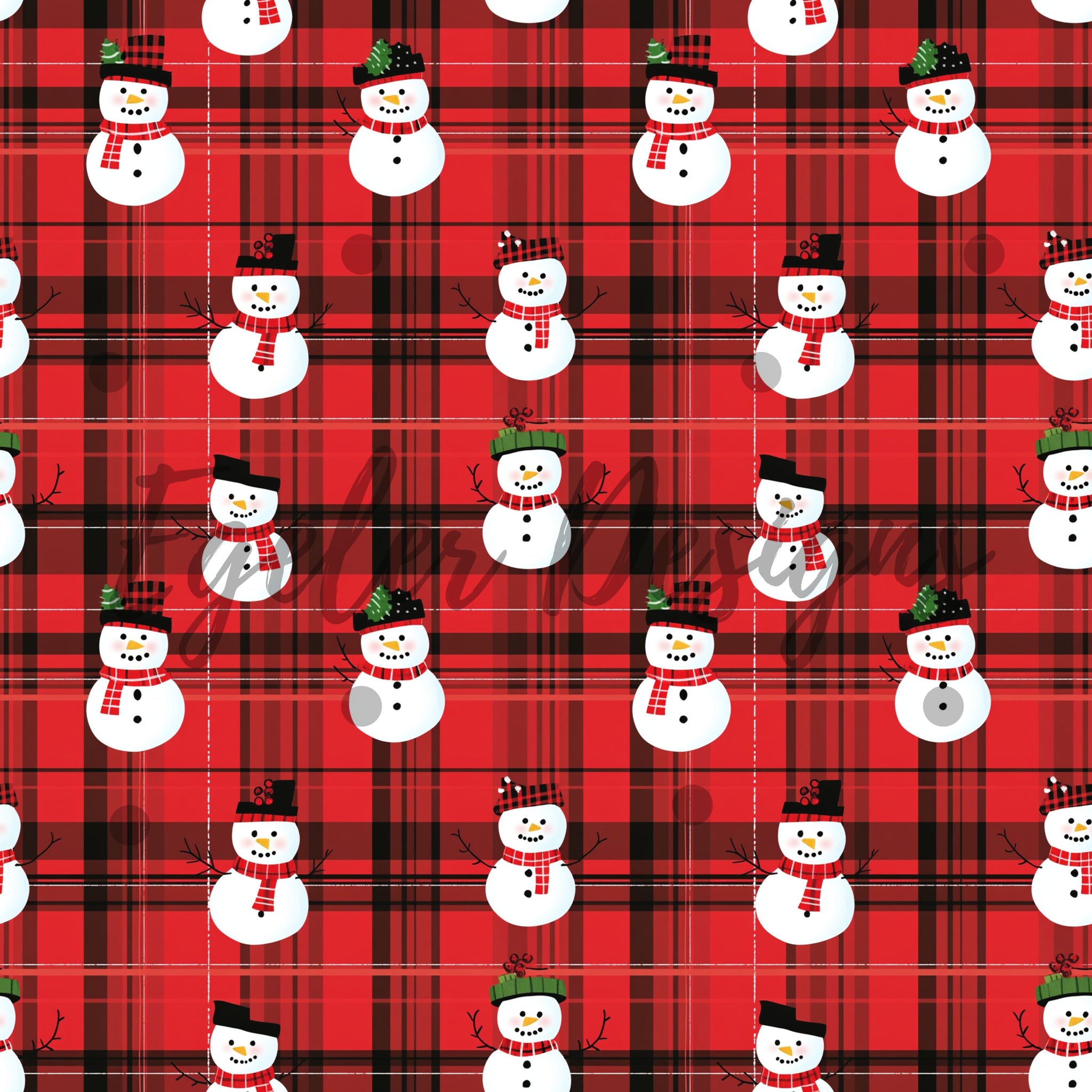 Plaid Snowmen (LIMITED 15)