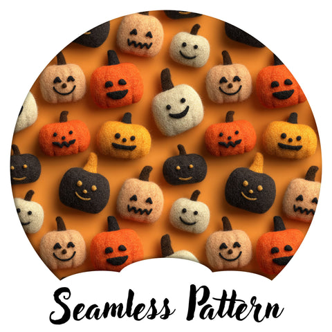 Felt Pumpkins