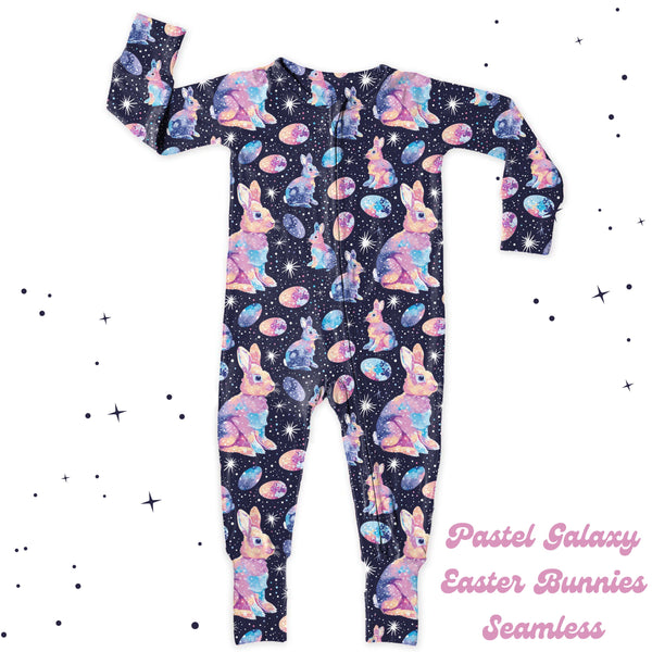 Pastel Galaxy Easter Bunnies Seamless Pattern Digital Download (LIMITED 30)