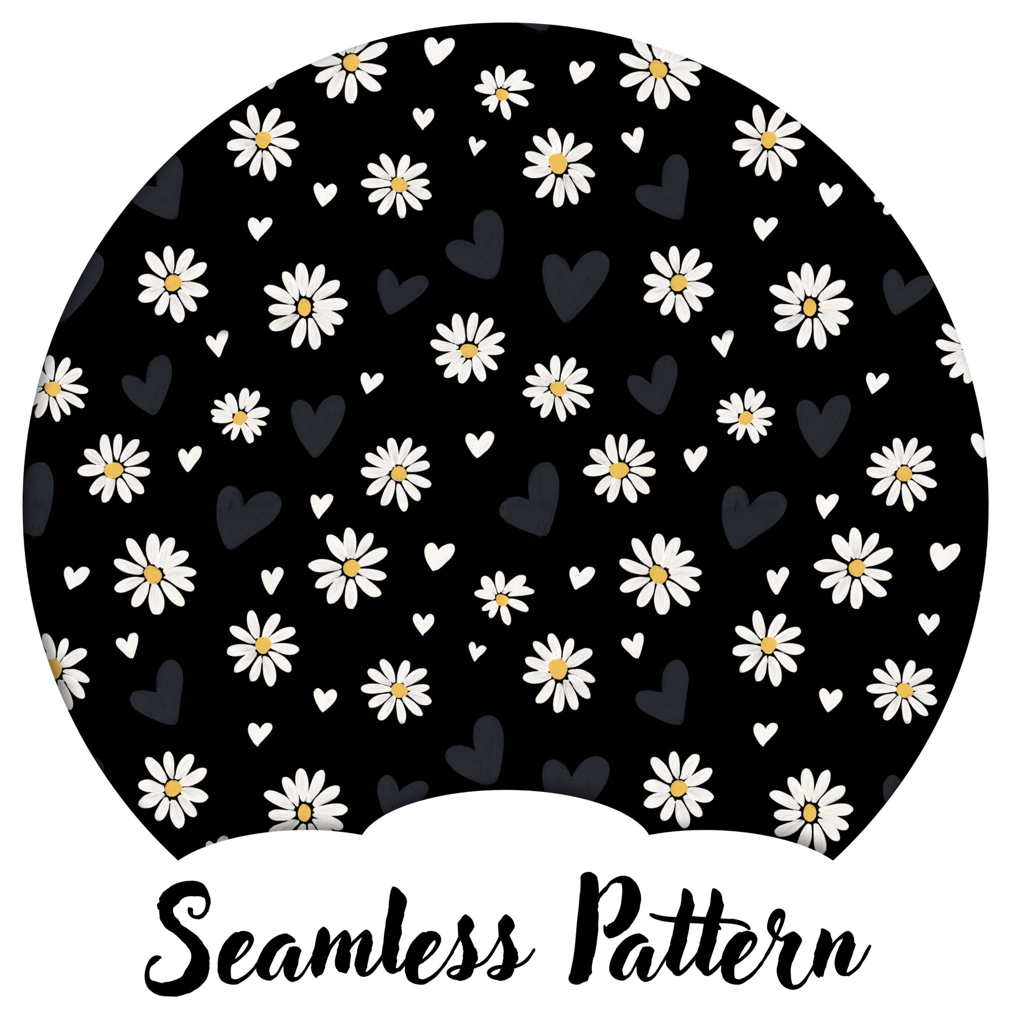 Black Heart Daisies Valentine (LIMITED 15)
