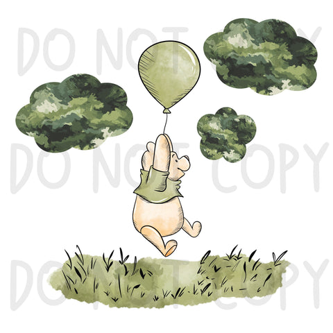 Camo Bear PNG (LIMITED 15)