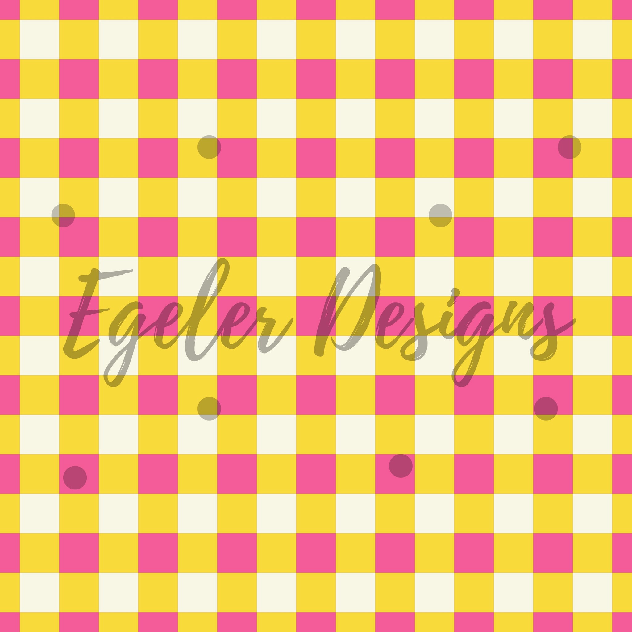 Bananas Gingham COORD Seamless Pattern Digital Download LIMITED 35