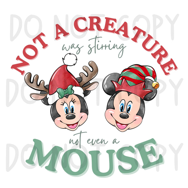 Christmas Mouse BUNDLE - 9 files