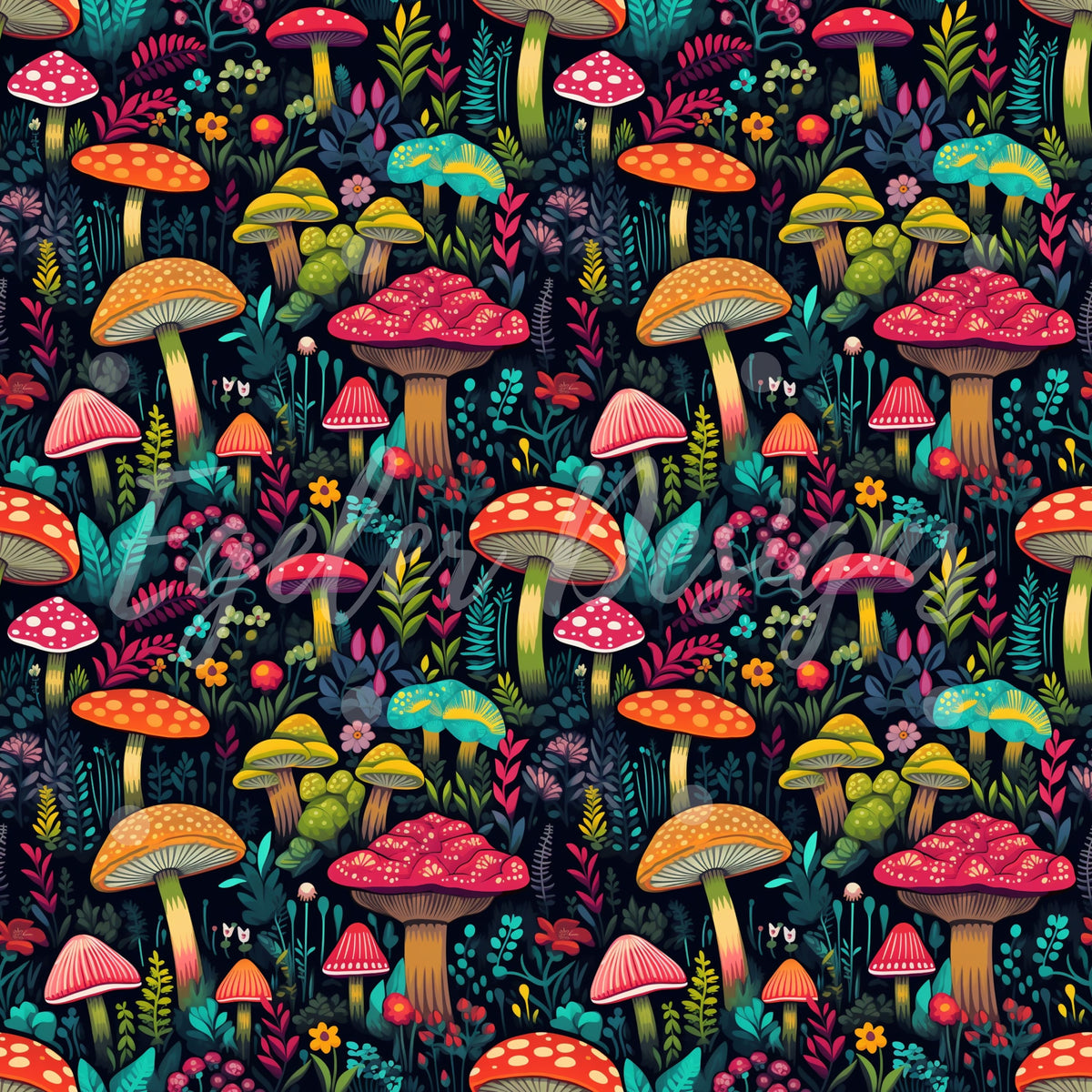 Rainbow Mushrooms – Egeler Designs