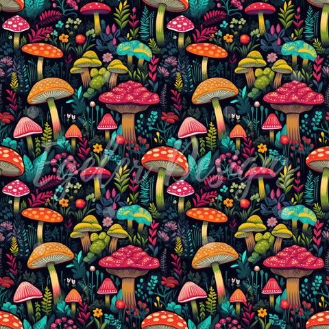 Rainbow Mushrooms