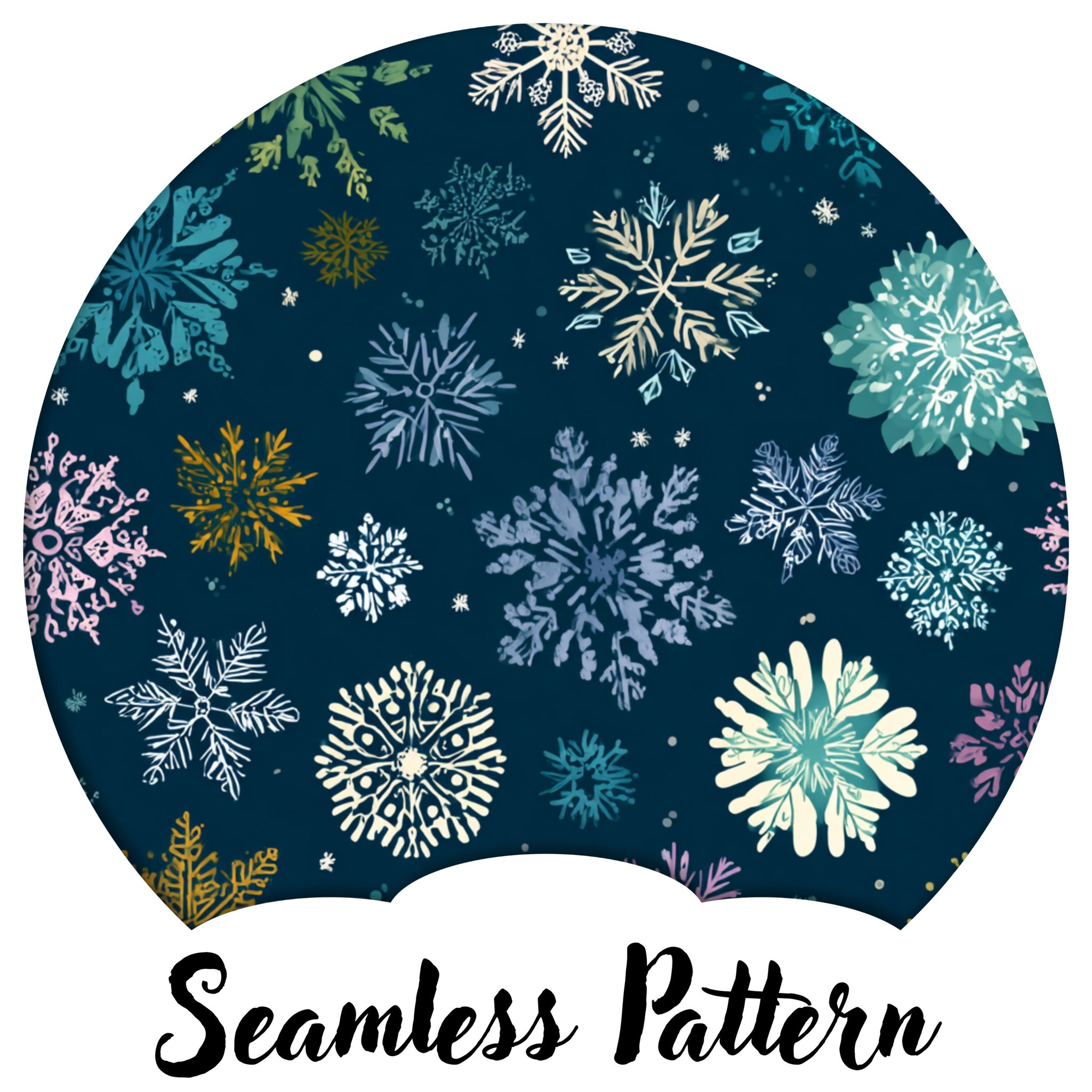 Knit Navy Snowflakes (LIMITED 20)