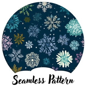 Knit Navy Snowflakes (LIMITED 20)
