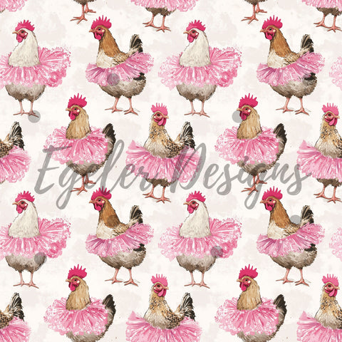 Watercolor Tutu Chicks (LIMITED 15)