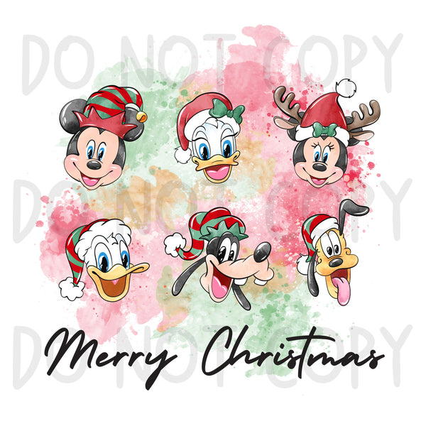 Christmas Mouse BUNDLE - 9 files