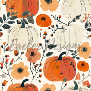 Fall Floral Pumpkins