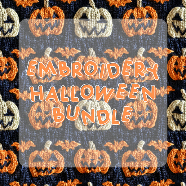 Halloween Embroidery BUNDLE - 10 FILES - LIMITED
