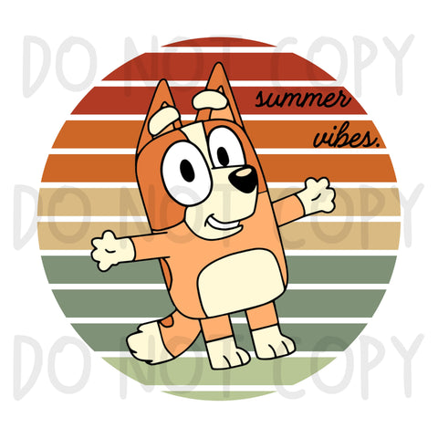 Sunset Dog PNG LIMITED 10