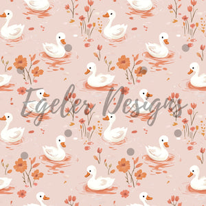 Pink Pond Ducks