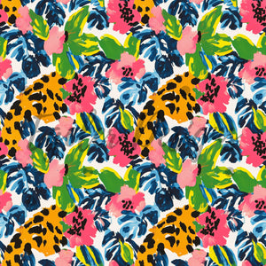 Cheetah Painted Floral