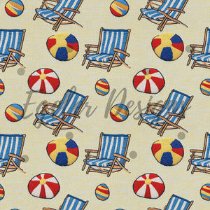 Knit Beach Chairs Seamless Pattern Digital Download (LIMITED 15)