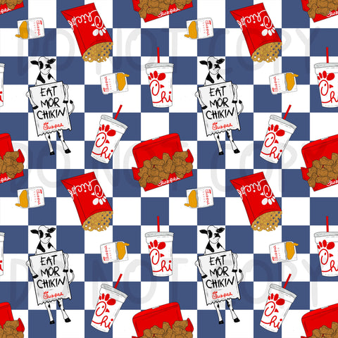 Blue Checker Chicken LIMITED 15