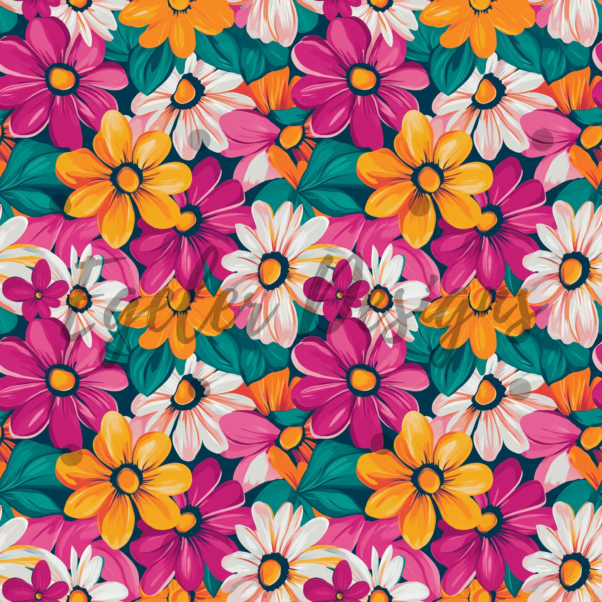 Pink Orange Floral (LIMITED 10)