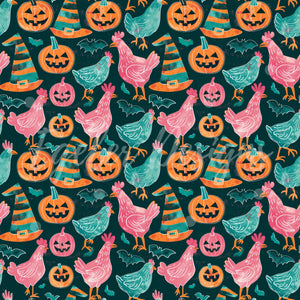 Pink Halloween Chickens (LIMITED 10)