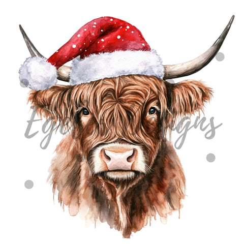 Christmas Cow PNG (LIMITED 10)