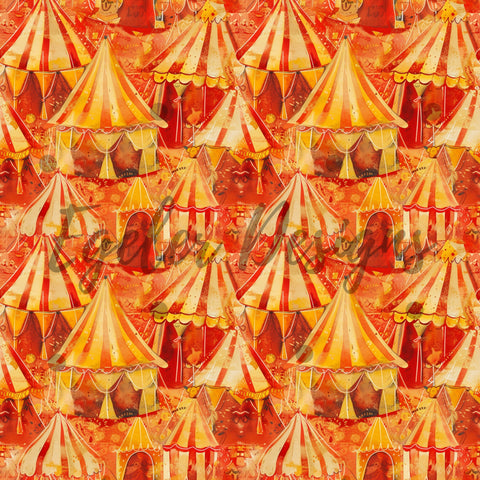 Circus Tents Seamless Pattern Digital Download (LIMITED 15)