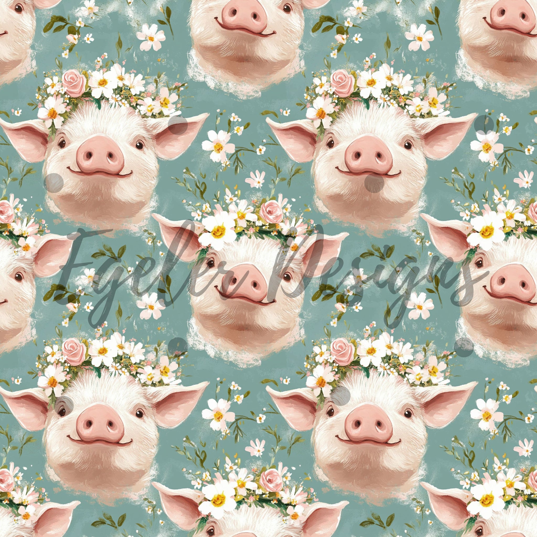 Spring Floral Pigs (LIMITED 15)