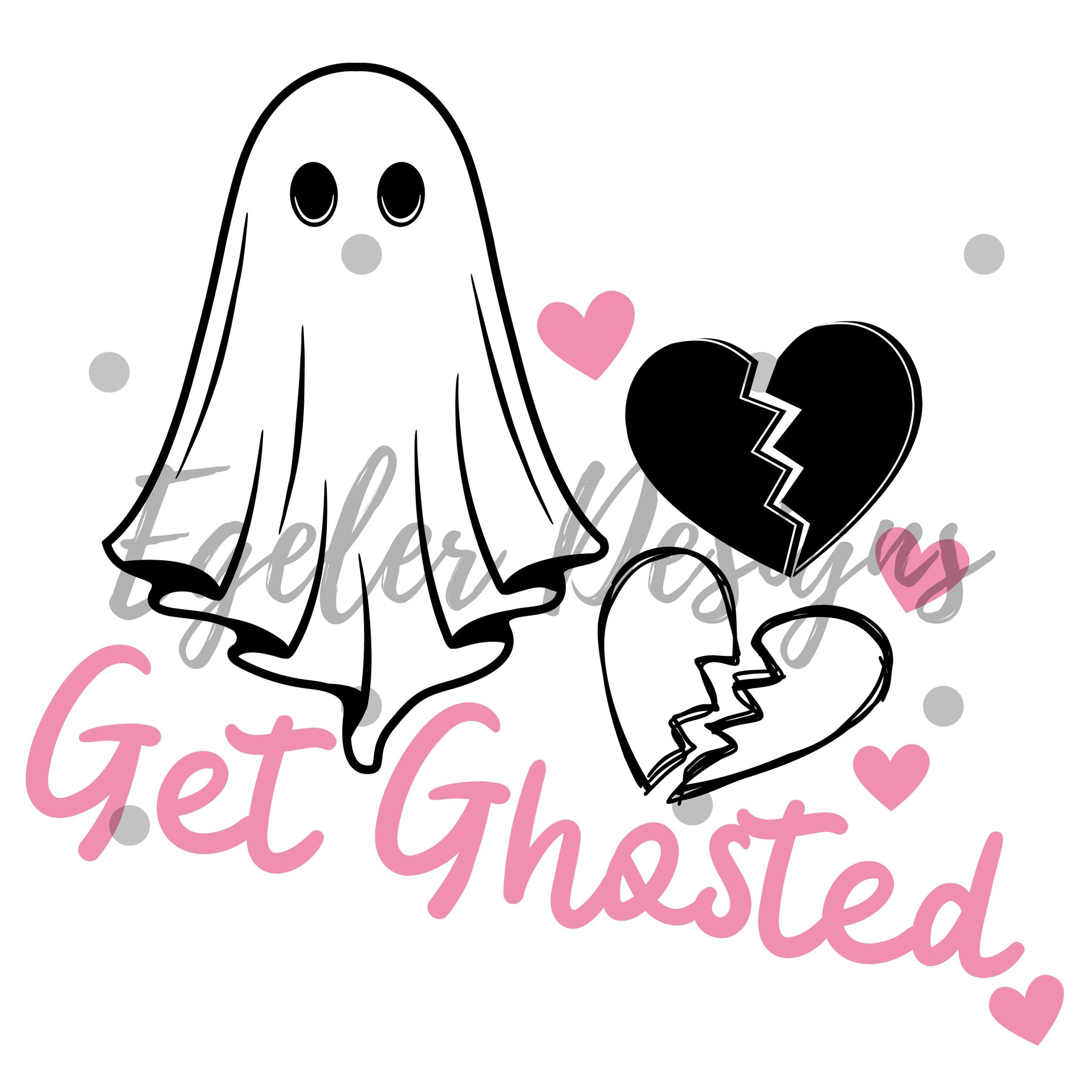 Pink Get Ghosted PNG (LIMITED 30)