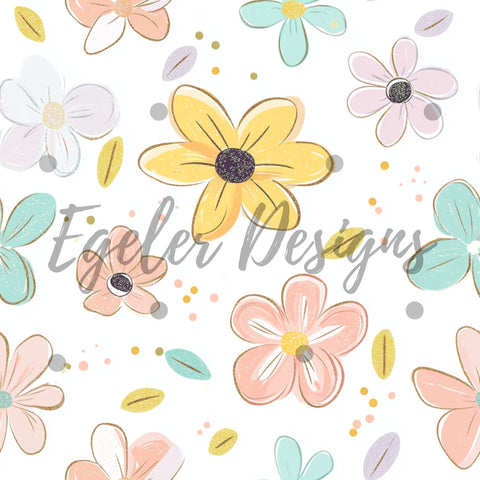 Glitter Spring Floral (LIMITED 15)