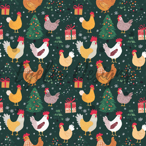 Green Christmas Chickens (LIMITED 10)