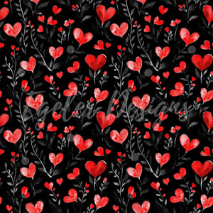 Watercolor Heart Floral (LIMITED 15)