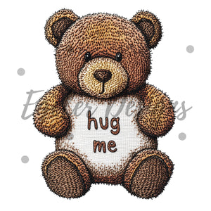 Hug Me Bear PNG (LIMITED 10)