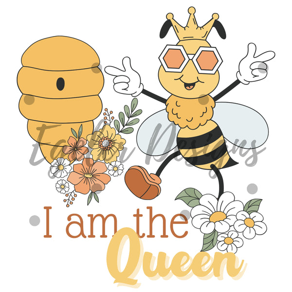 I Am The Queen PNG - Not Seamless