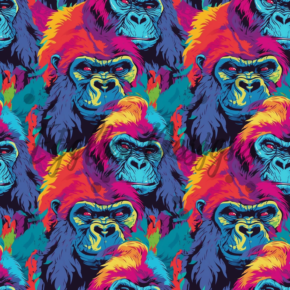 Rainbow Gorilla Egeler Designs