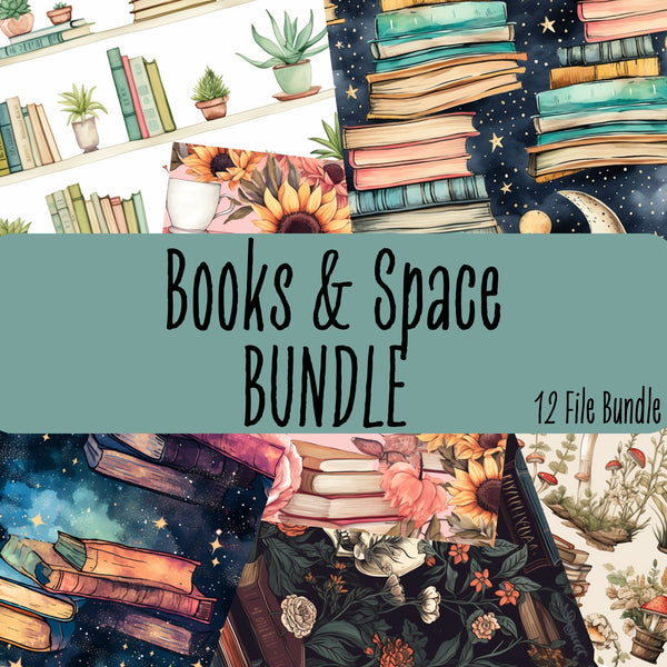 Book & Space BUNDLE - 12 Patterns