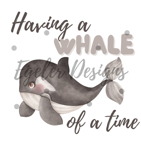 Whale Time PNG