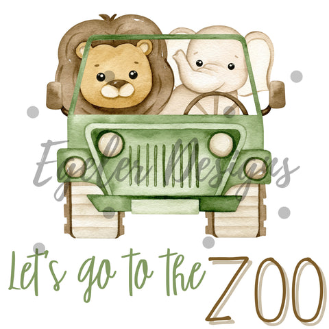 Let’s Go To The Zoo PNG