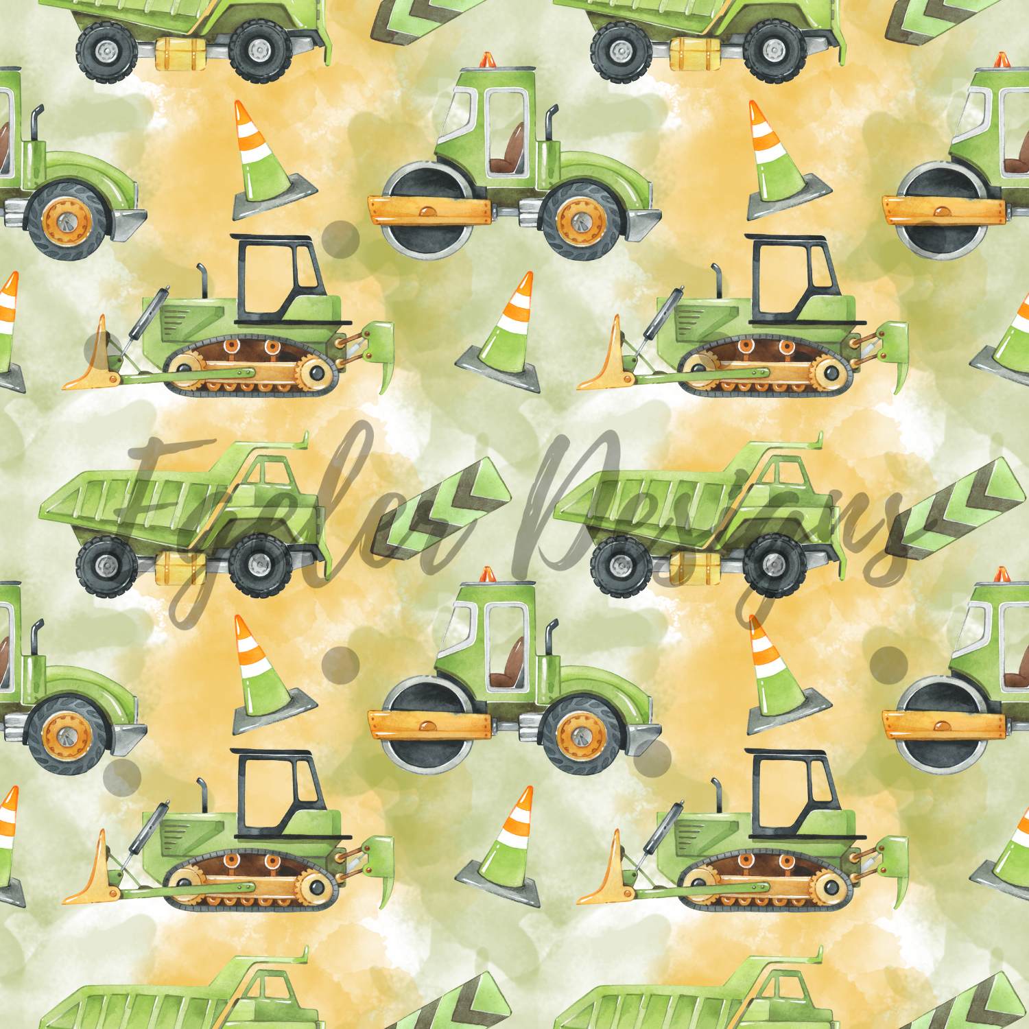 Green Tractor – Egeler Designs