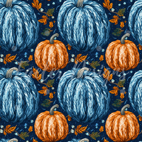 LIMITED 10 Knit Blue Pumpkin