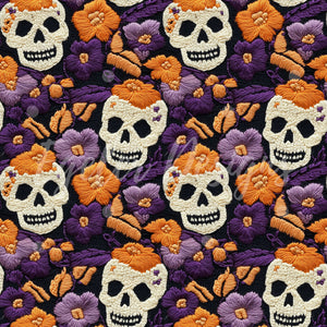 LIMITED 10 Knit Halloween Skulls